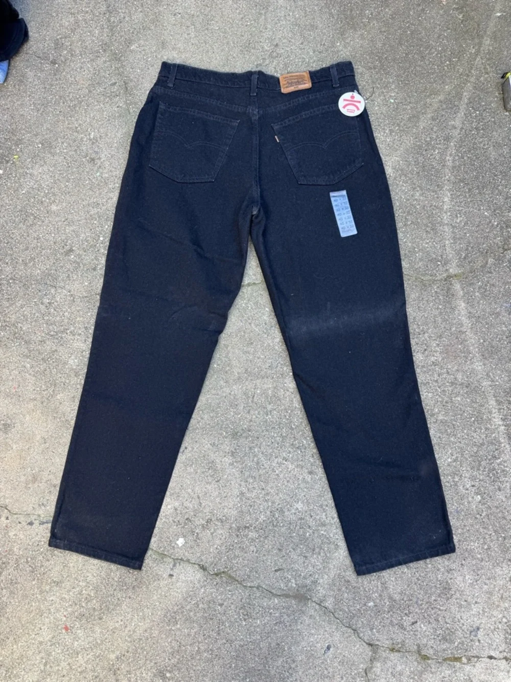 Vintage 1994 Levi’s 545 Black Jeans Deadstock BNWT 40x32 USA Made